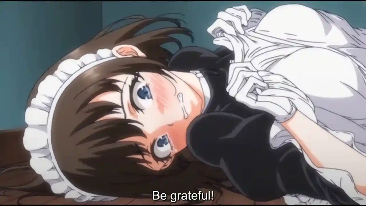 Maid Kyouiku. Botsuraku Kizoku Rurikawa Tsubaki The Animation Ep 1